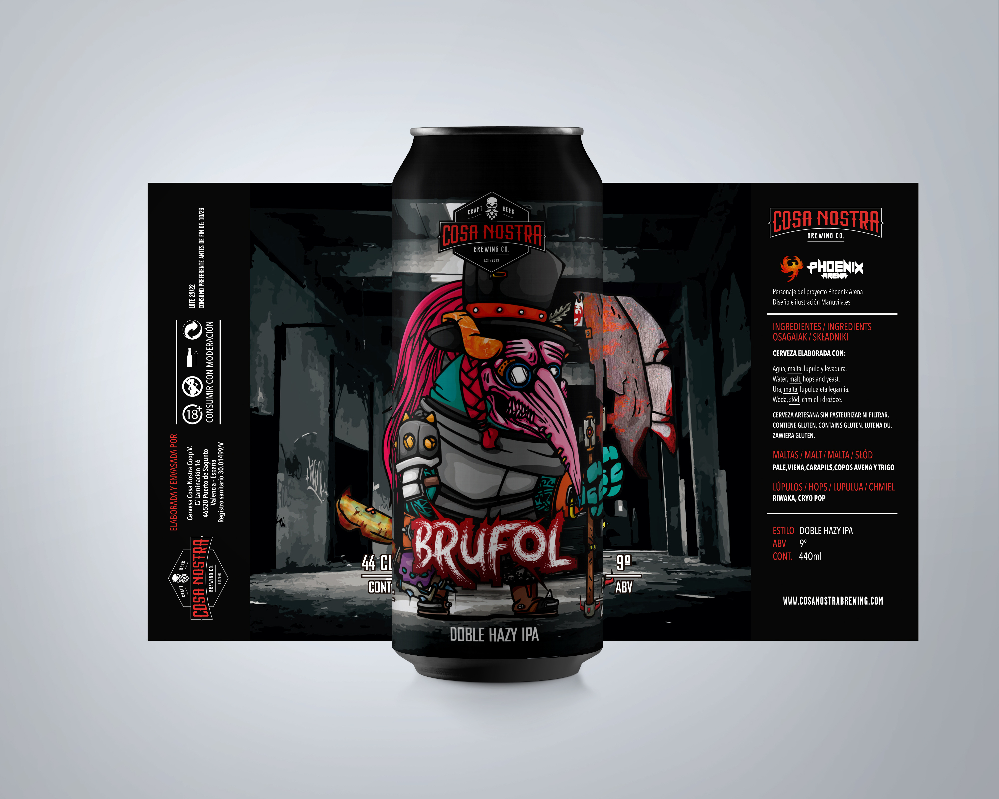 Example of Beer Label Design